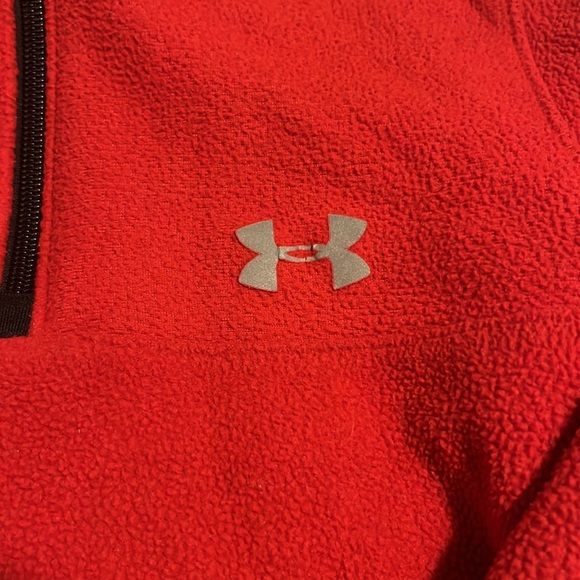 Under Armour boys zip up fleece jacket size 6/7 - Picture 3 of 3
